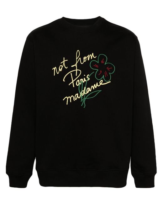 Drôle De Monsieur slogan-print sweatshirt