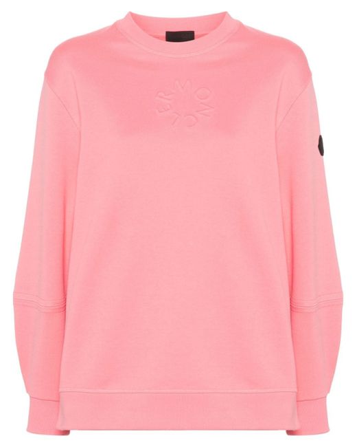 Moncler embossed-logo sweatshirt
