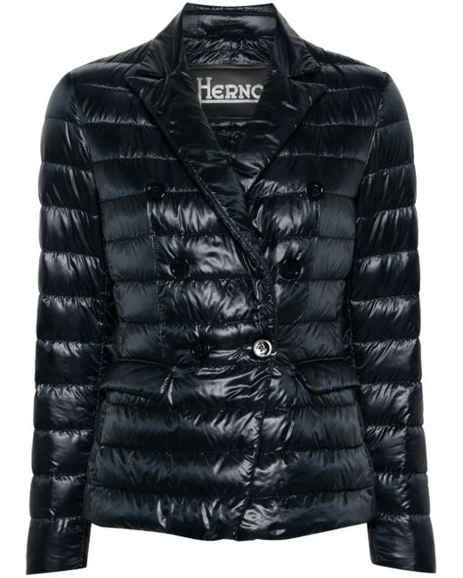 Herno double-breasted puffer jacket