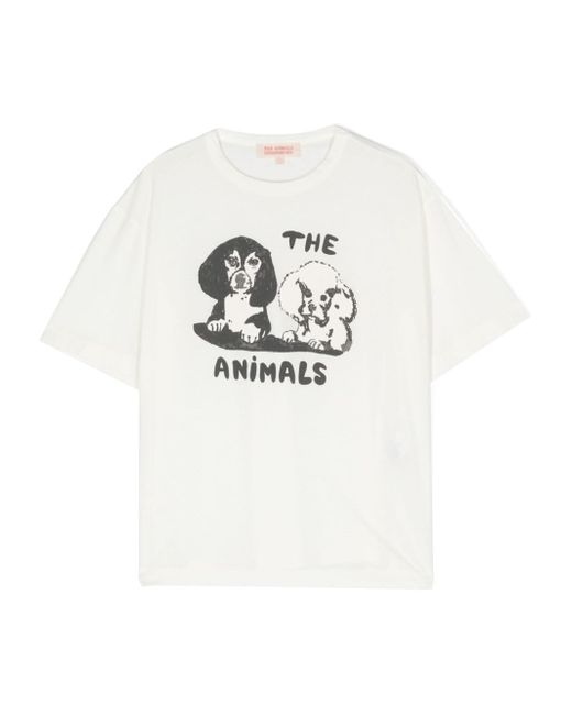 The Animals Observatory dog-print T-shirt