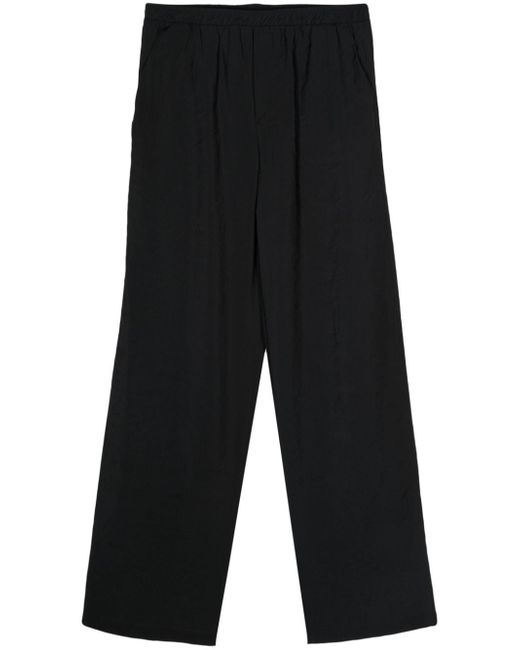 Family First crepe wide-leg trousers