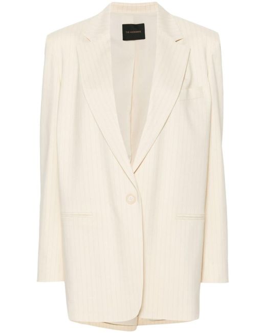 The Andamane single-breasted pinstriped blazer