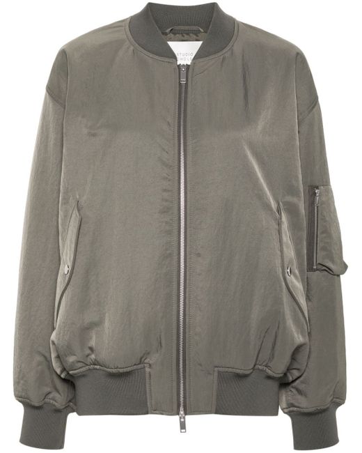 Studio Nicholson Kora crinkled bomber jacket