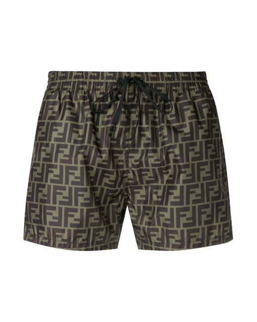 Fendi FF motif swim shorts