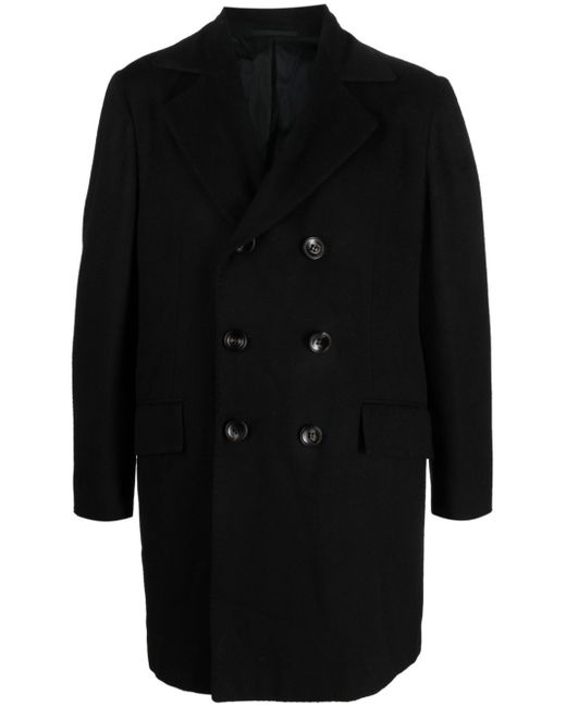 Kiton double-breasted cashmere coat