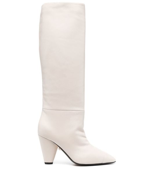Alevì pointed knee-length boots