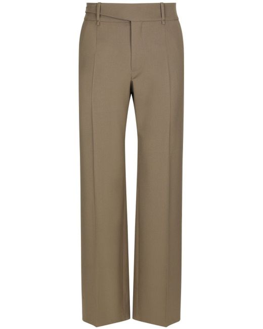 Dolce & Gabbana straight-leg virgin-wool trousers
