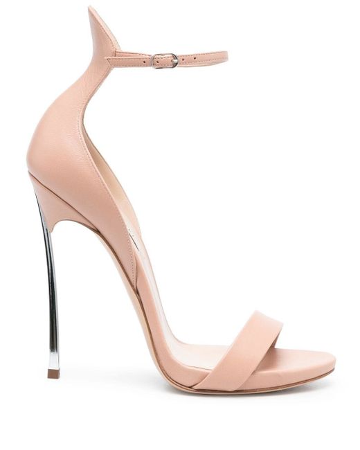 Casadei leather 120mm heeled sandals
