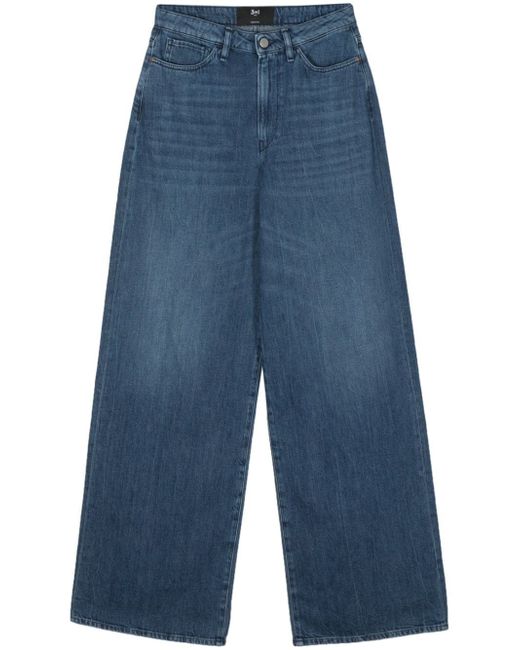 3X1 high-rise wide-leg jeans