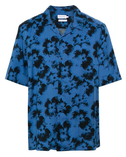 Calvin Klein floral-print shirt