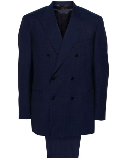 Canali double-breasted wool suit