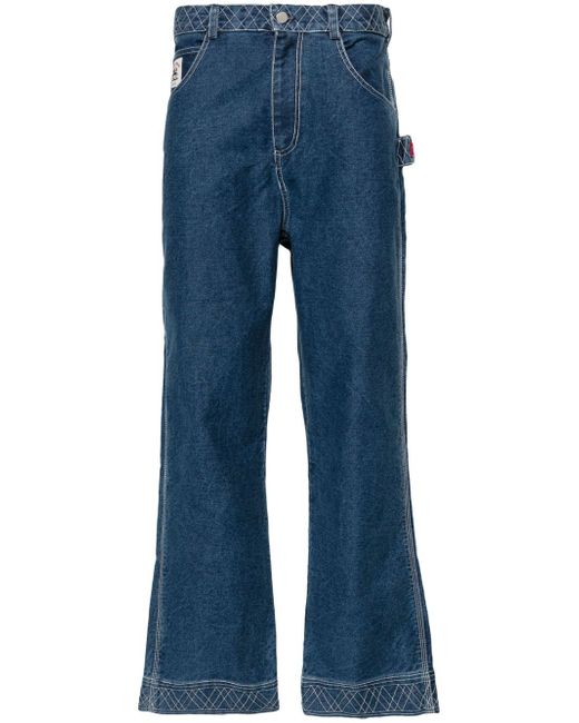Bode Knolly Brook mid-rise straight-leg jeans