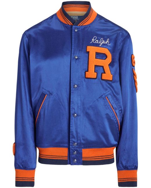 Polo Ralph Lauren satin baseball bomber jacket