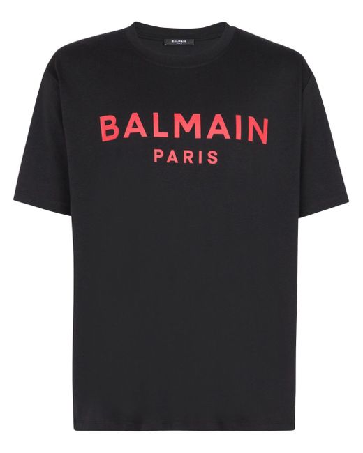 Balmain Paris logo-print T-shirt