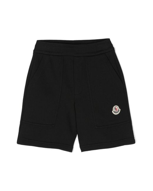 Moncler Enfant appliqué-logo shorts