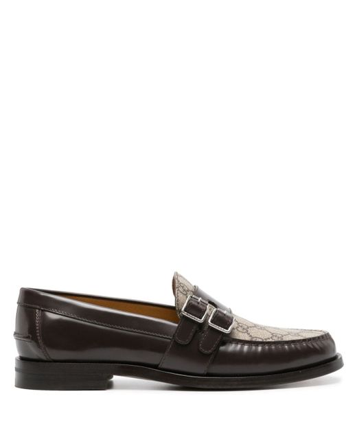 Gucci GG Supreme leather loafers