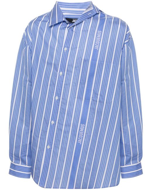 Jacquemus logo-striped shirt