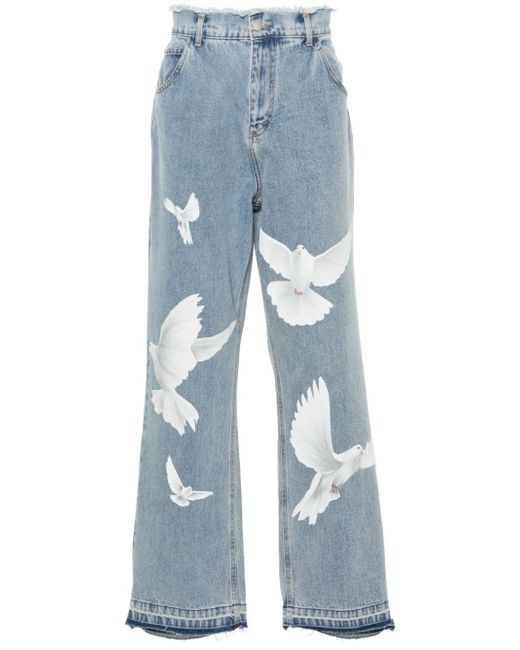 3Paradis Freedom Dove wide-leg jeans