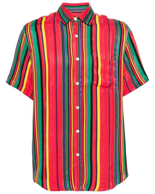 Portuguese Flannel striped short-sleeve shirt