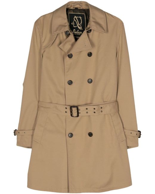 Sealup belted trench coat