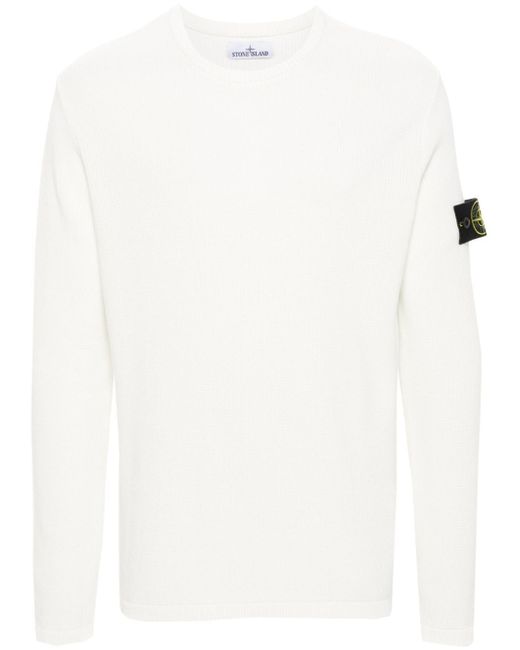 Stone Island Compass-badge knitted jumper