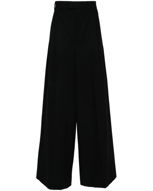 Ann Demeulemeester pressed-crease wide trousers