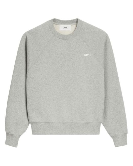 AMI Alexandre Mattiussi logo-print cotton sweatshirt