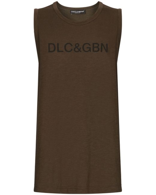 Dolce & Gabbana logo-print tank top