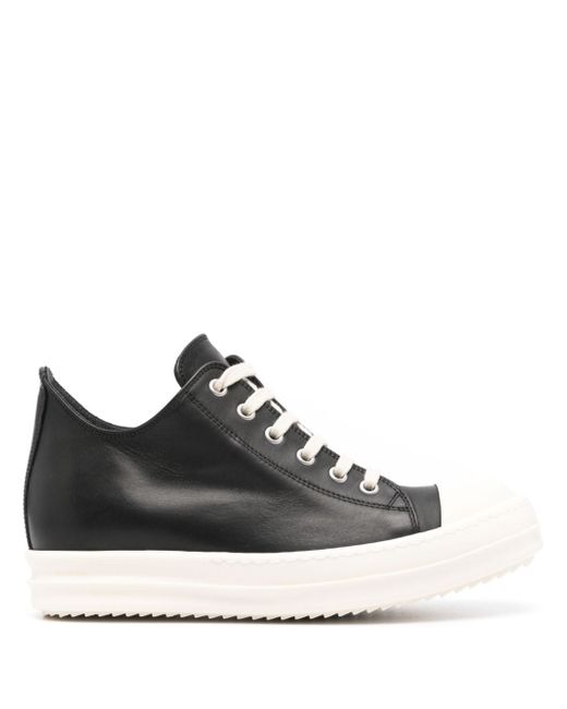 Rick Owens platform leather sneakers