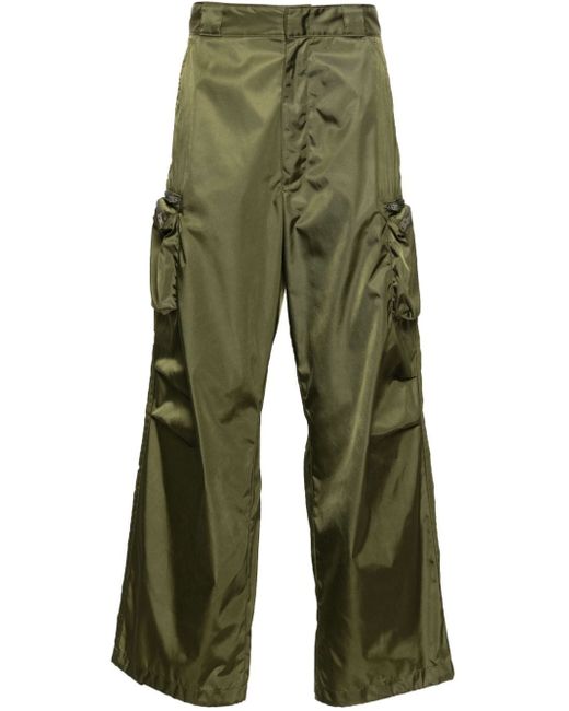 Prada wide-leg cargo trousers