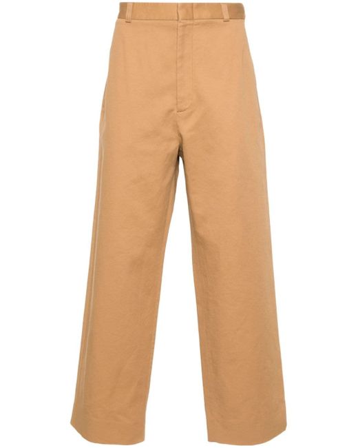 Gucci twill straight trousers