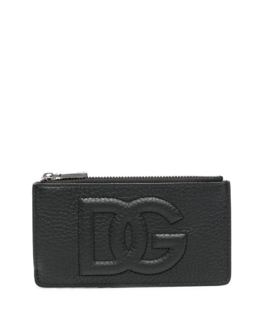 Dolce & Gabbana logo-embossed card holder