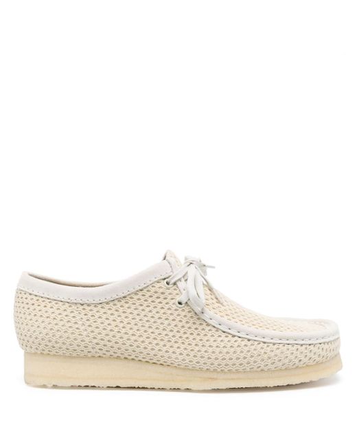 Clarks Wallabee textured boat shoes