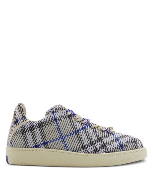 Burberry Box checked sneakers