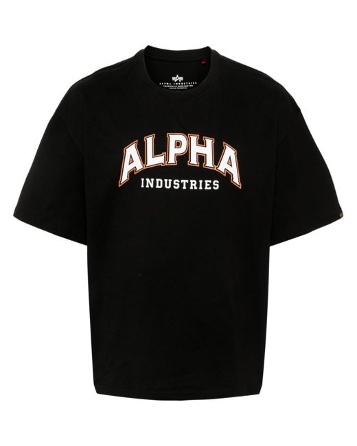 Alpha Industries logo-printed T-shirt