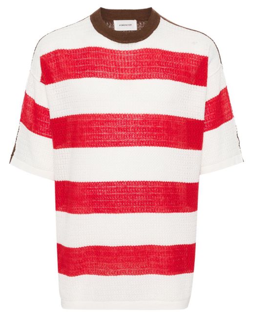 atomo factory striped knitted T-shirt