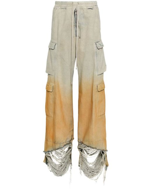 Rick Owens DRKSHDW Double Cargo Jumbo Belas wide-leg jeans