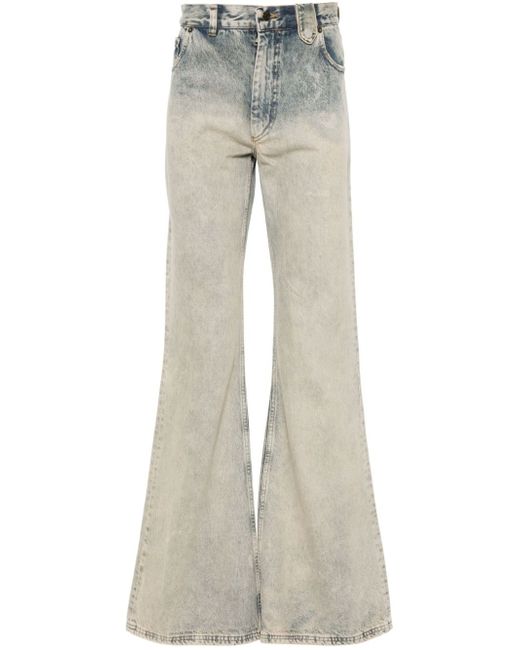 EGONlab. stonewashed wide-leg jeans