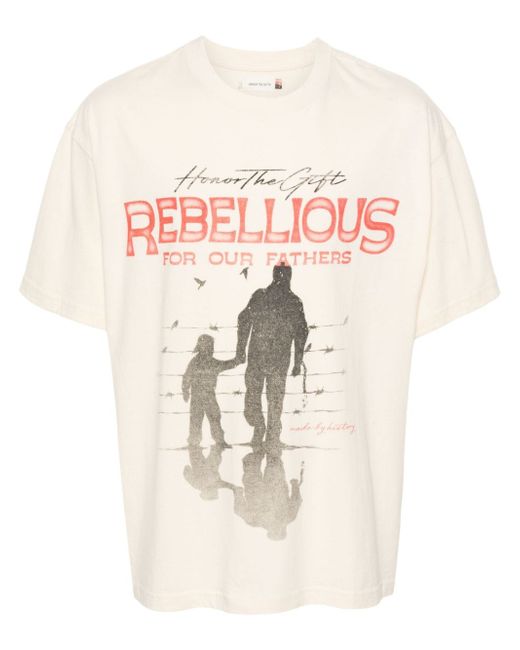 Honor The Gift Rebellious For Our Fathers T-shirt