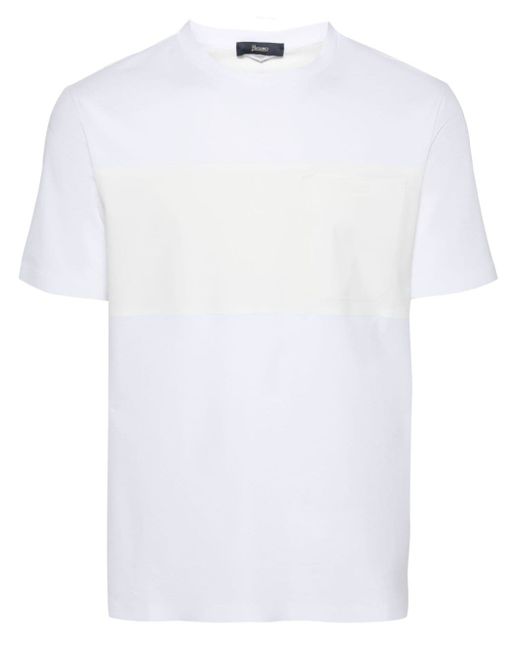 Herno logo-debossed scuba T-shirt