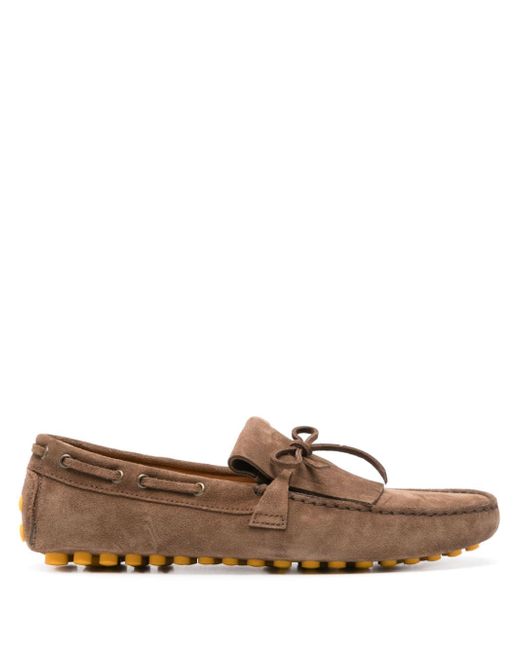 Doucal's suede boat shoes