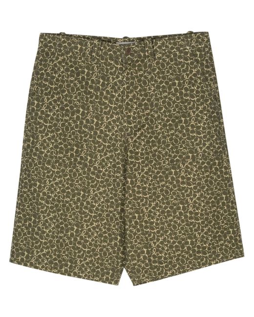 Maison Kitsuné floral-print bermuda shorts