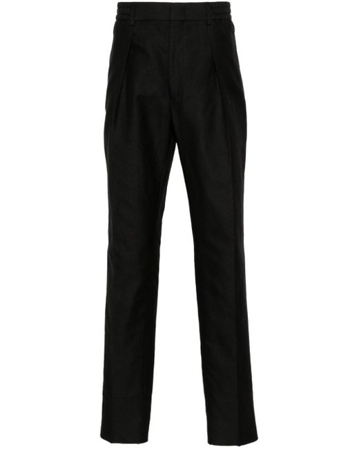 Fendi pleat-detail trousers