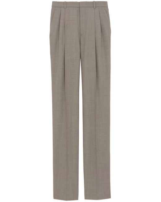Saint Laurent grain-de-poudre tailored trousers