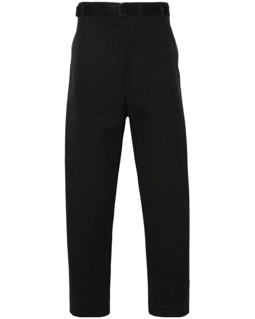 Lemaire strap-detail tapered trousers
