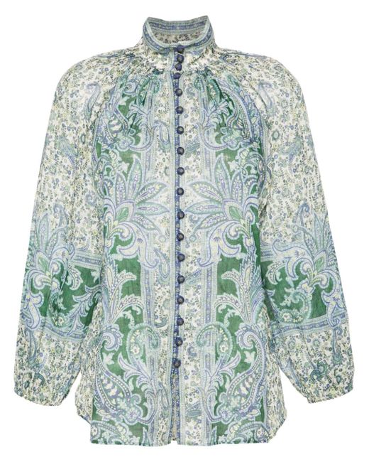 Zimmermann Ottie paisley-print blouse