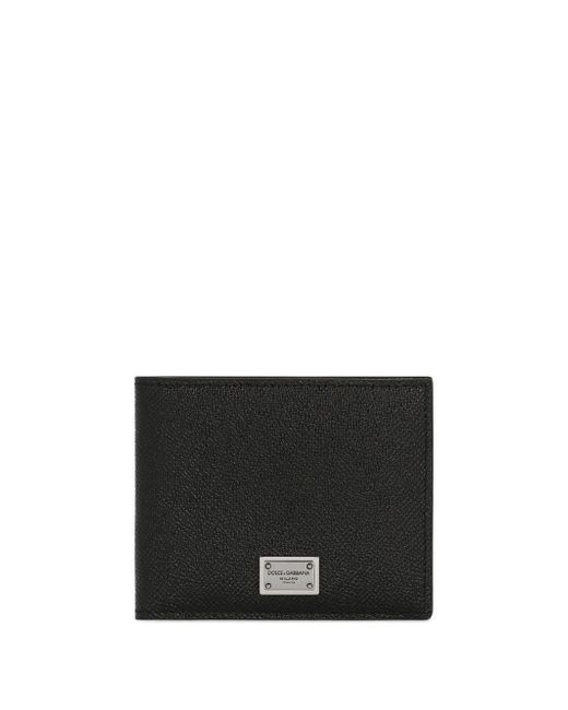 Dolce & Gabbana logo-tag leather bifold wallet