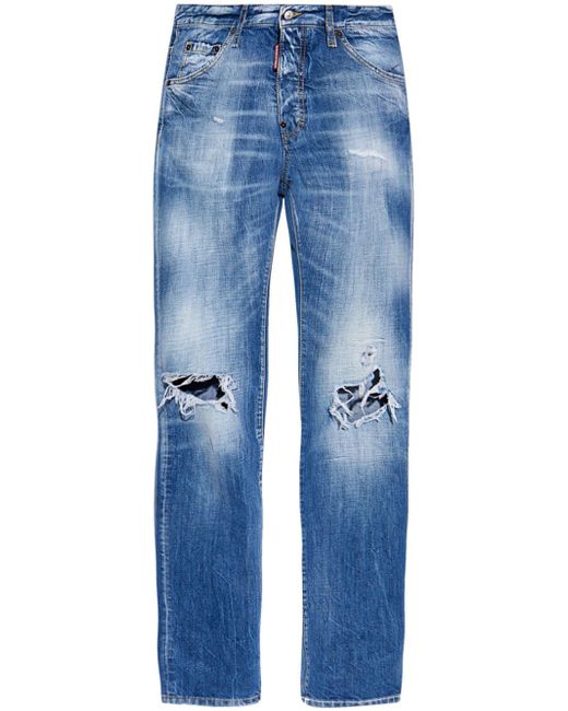 Dsquared2 Cool Guy distressed straight jeans