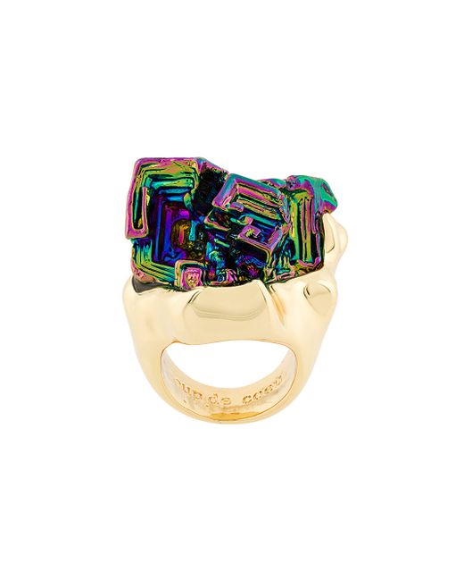 Coup De Coeur Vortex Rainbow Stone ring