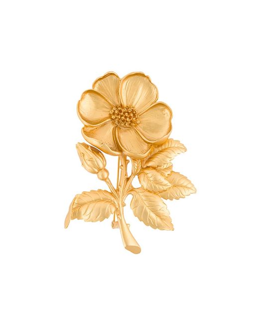 Kenzo flower shaped brooch